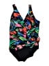 Longitude Black One Piece Swimsuit Size 18 - photo 1