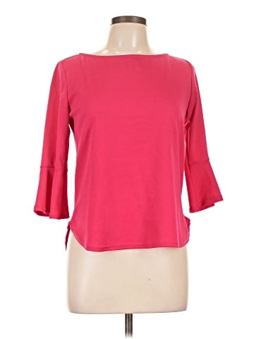Green Envelope 3/4 Sleeve Top (view 1)