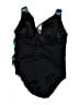 Longitude Black One Piece Swimsuit Size 18 - photo 2