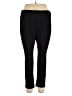 Sejour Solid Black Active Pants Size 1X - photo 2