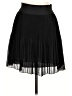 Zara Basic 100% Polyester Solid Black Formal Skirt Size L - photo 1