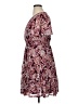 Ember 100% Polyester Paisley Burgundy Casual Dress Size XL - photo 5