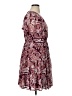 Ember 100% Polyester Paisley Burgundy Casual Dress Size XL - photo 4