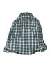 Crewcuts 100% Cotton Plaid Green Long Sleeve Button-Down Shirt Size 4 - 5 - photo 2