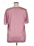 Paige 100% Polyester Pink Short Sleeve Blouse Size XL - photo 2