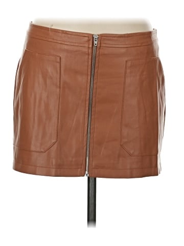 Free People Faux Leather Skirt (view 1)