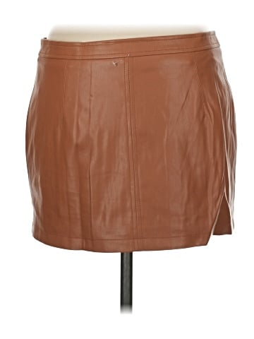 Free People Faux Leather Skirt (view 2)