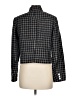 Jennifer Moore 100% Linen Checkered-gingham Black Jacket Size 6 - photo 2