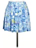 Tail 100% Polyester Graphic Blue Casual Skirt Size 10 - photo 1