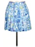 Tail 100% Polyester Graphic Blue Casual Skirt Size 10 - photo 2