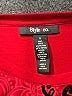 Style&Co Red Long Sleeve T-Shirt Size S - photo 7