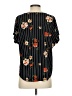 Signature Studio Black Short Sleeve Blouse Size S - photo 2