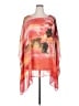 Catherines 100% Polyester Orange Poncho Size 2X - 3X - photo 1