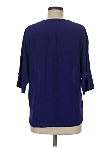 Trina Turk 3/4 Sleeve Silk Top (view 2)