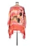 Catherines 100% Polyester Orange Poncho Size 2X - 3X - photo 2