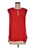 J.Crew 100% Polyester Red Sleeveless Blouse Size 6 - photo 1