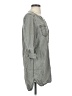 Express 100% Lyocell Gray 3/4 Sleeve Button-Down Shirt Size XS - photo 4