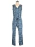Toad & Co Paisley Blue Jumpsuit Size S - photo 1