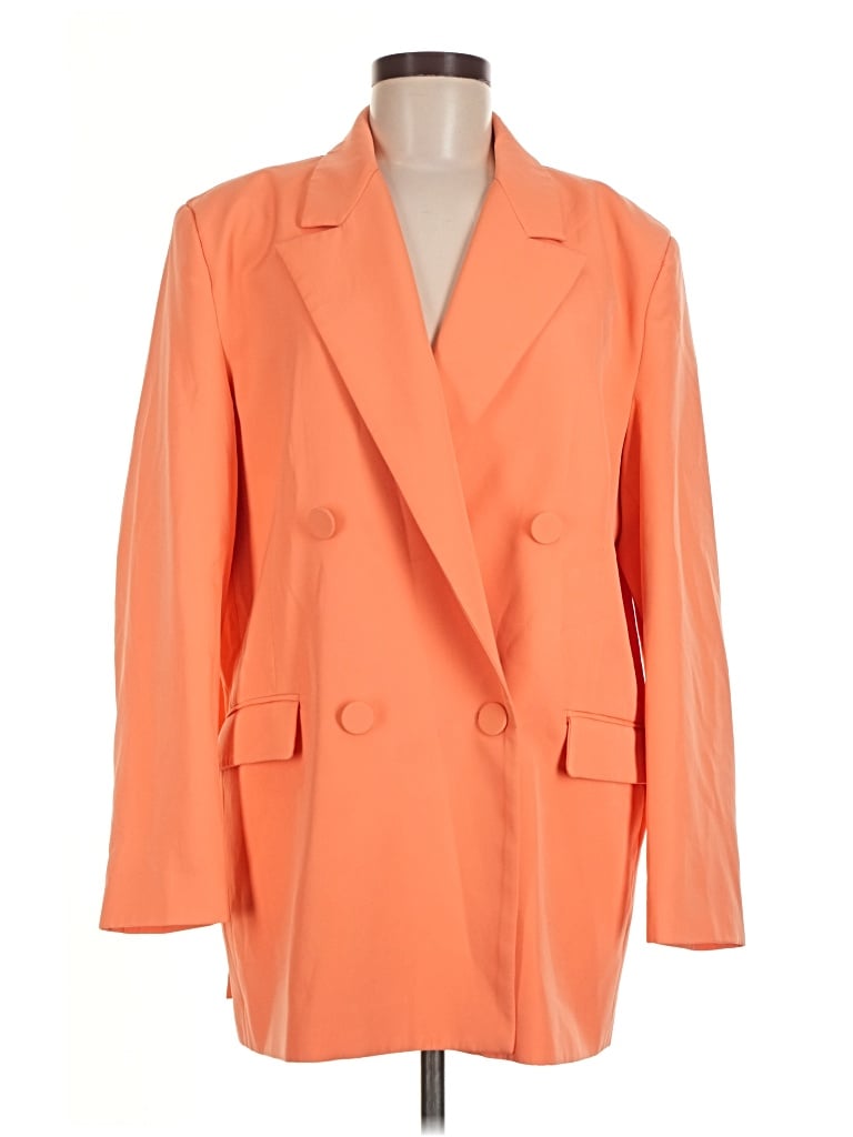 Click to view more detailed imagery on our partner's website Pre-owned Bardot Coat In Orange