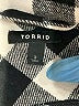 Torrid 100% Cotton Checkered-gingham Black Jacket Size 3X Plus (3) - photo 6