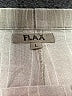 Flax 100% Linen Chevron-herringbone Gray Linen Pants Size 14 (L) - photo 4