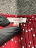 Luxxel 100% Polyester Polka Dots Red Romper Size S - photo 4