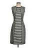 Nine West Stripes Gray Casual Dress Size 2 - photo 1