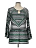 Melissa Paige 100% Polyester Green Long Sleeve Blouse Size L - photo 1