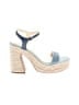Jessica Simpson Color Block Blue Wedges Size 6 1/2 - photo 1