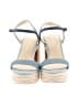 Jessica Simpson Color Block Blue Wedges Size 6 1/2 - photo 2