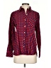 Vineyard Vines 100% Cotton Checkered-gingham Red Long Sleeve Button-Down Shirt Size 2 - photo 1