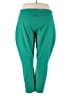 Women With Control Solid Green Active Pants Size 3X - photo 2