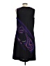 DKNY Graphic Black Cocktail Dress Size 10 - photo 2