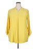 Cato Yellow 3/4 Sleeve Blouse Size 18 - photo 1