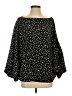 Oddi 100% Polyester Polka Dots Black 3/4 Sleeve Blouse Size S - photo 1