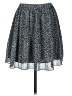 MICHAEL Michael Kors 100% Polyester Polka Dots Black Casual Skirt Size XS - photo 1