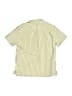 Crewcuts Stripes Yellow Short Sleeve Button-Down Shirt Size 12 - photo 2