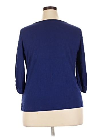 Liz Claiborne 3/4 Sleeve T-Shirt (view 2)