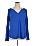 Lilly Pulitzer Blue Long Sleeve Henley Size XL - photo 1