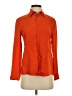 Zara Orange Long Sleeve Blouse Size XS - photo 1