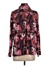 Ted Baker London Floral Burgundy Long Sleeve Blouse Size 2 (0) - photo 2
