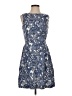 Anne Klein Paisley Blue Cocktail Dress Size 4 - photo 1
