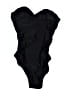 J.Crew Solid Black One Piece Swimsuit Size 4 - photo 2