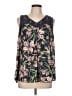 Christopher & Banks 100% Polyester Blue Sleeveless Blouse Size L - photo 1