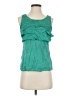 Deletta Green Sleeveless Blouse Size XS - photo 1