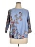 Chico's Blue 3/4 Sleeve T-Shirt Size XL (3) - photo 1