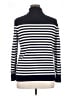 Talbots Stripes Blue Turtleneck Sweater Size 1X - photo 2