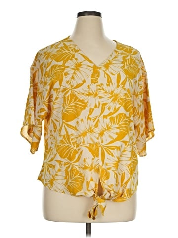 VIISHOW Short Sleeve Blouse (view 1)