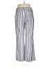 Chico's 100% Cotton Stripes Blue Casual Pants Size M - photo 2