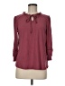 Como Vintage Burgundy 3/4 Sleeve Blouse Size M - photo 1